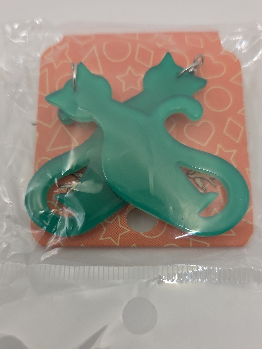 Erstwilder Green Cat Earings